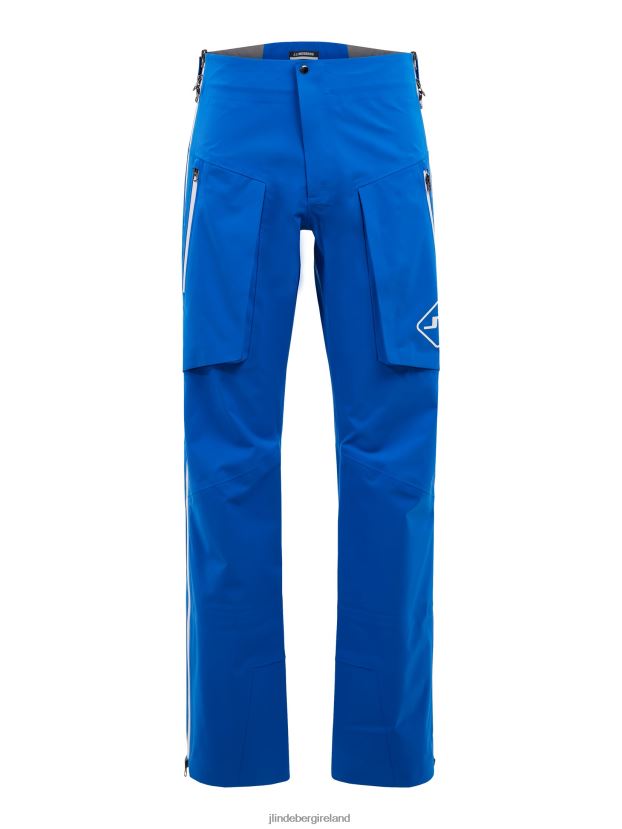 J.Lindeberg Men Aerial Shell Pant Nautical Blue Clothing BXV8X41311