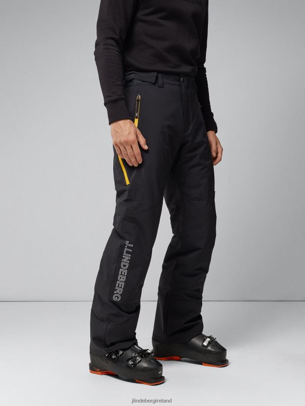 J.Lindeberg Men Eclipse Pants Black Clothing BXV8X41319 - Click Image to Close