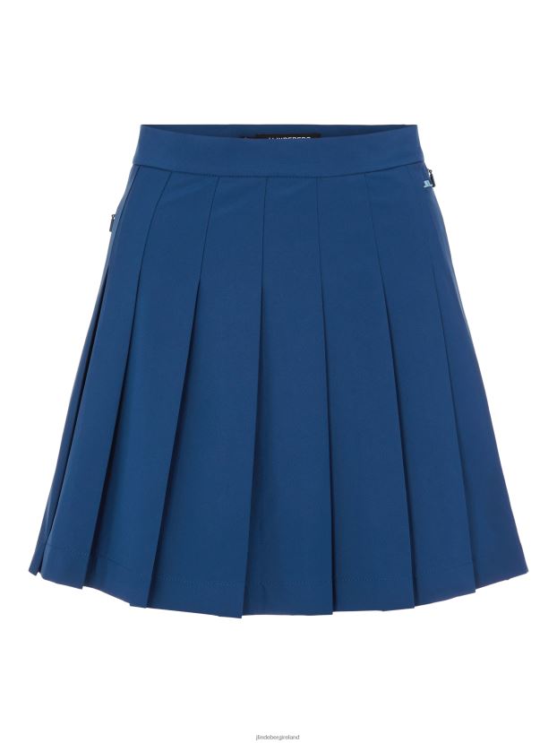 J.Lindeberg Women Adina Golf Skirt Midnight Blue Clothing BXV8X42762 - Click Image to Close