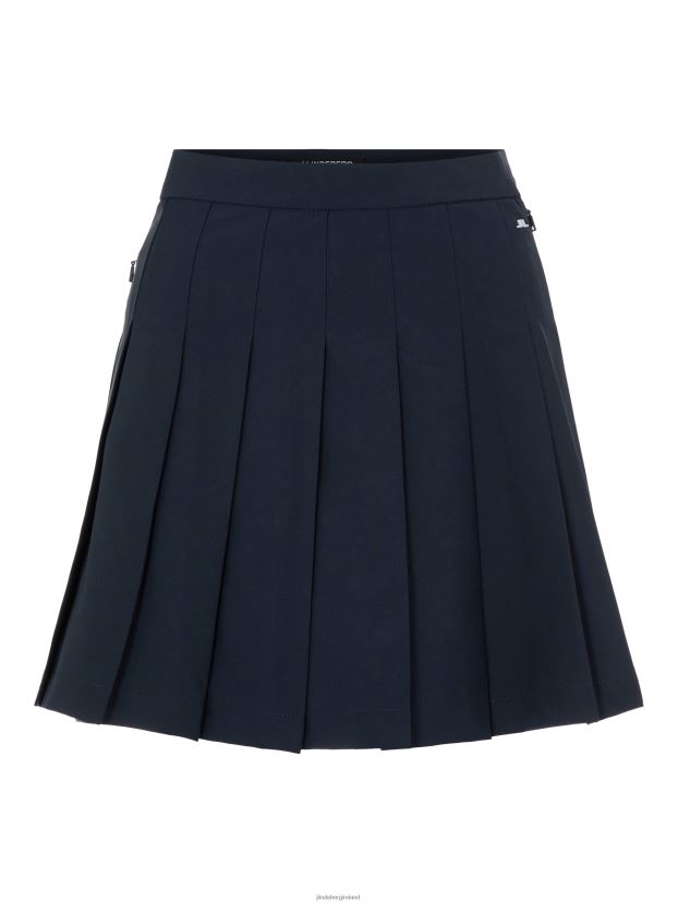 J.Lindeberg Women Adina Golf Skirt Navy Clothing BXV8X42760 - Click Image to Close