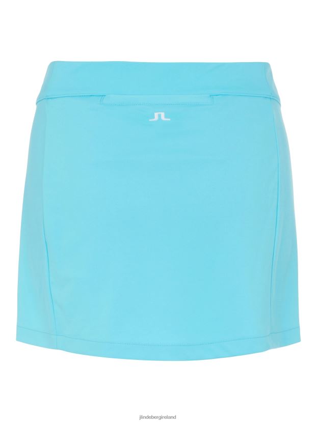 J.Lindeberg Women Amelie Golf Skirt Beach Blue Clothing BXV8X42751