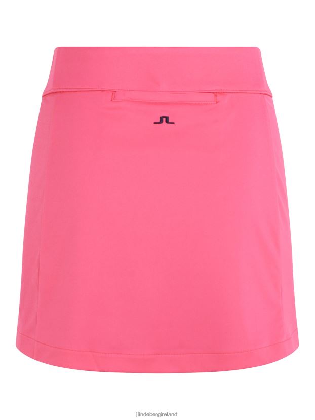 J.Lindeberg Women Amelie Golf Skirt Hot Pink Clothing BXV8X42712 - Click Image to Close