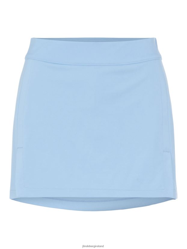 J.Lindeberg Women Amelie Golf Skirt Summer Blue Clothing BXV8X42750