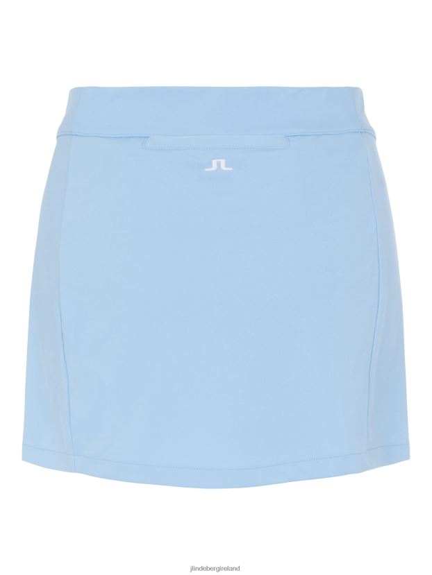 J.Lindeberg Women Amelie Golf Skirt Summer Blue Clothing BXV8X42750