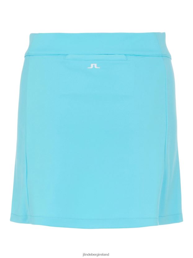 J.Lindeberg Women Amelie Mid-Length Skirt Beach Blue Clothing BXV8X42744