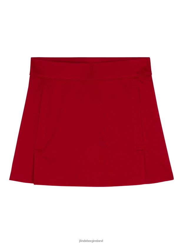 J.Lindeberg Women Amelie Skirt Barbados Cherry Clothing BXV8X42669