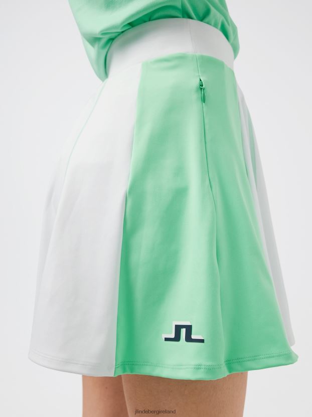 J.Lindeberg Women Jolie Golf Skirt White Clothing BXV8X42700