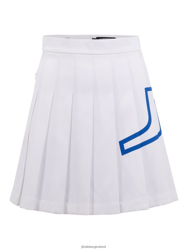 J.Lindeberg Women Naomi Bridge Skirt White Clothing BXV8X42683