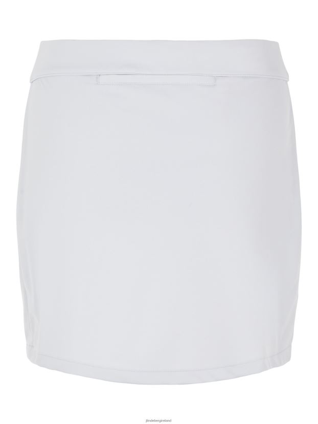 J.Lindeberg Women Thea Golf Skirt Light Grey Clothing BXV8X42757 - Click Image to Close