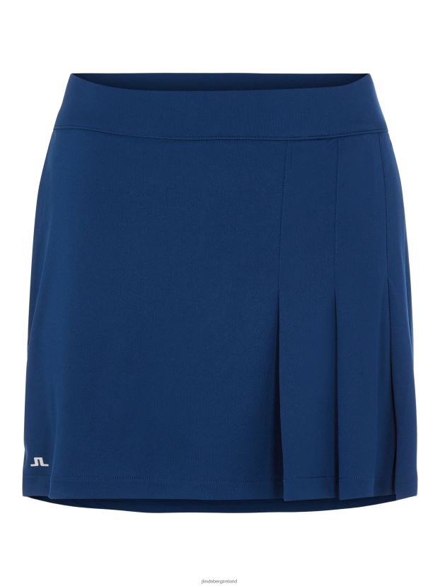 J.Lindeberg Women Thea Golf Skirt Midnight Blue Clothing BXV8X42756