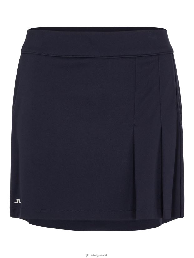 J.Lindeberg Women Thea Golf Skirt Navy Clothing BXV8X42754