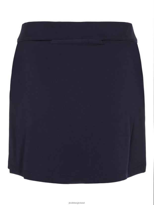 J.Lindeberg Women Thea Golf Skirt Navy Clothing BXV8X42754