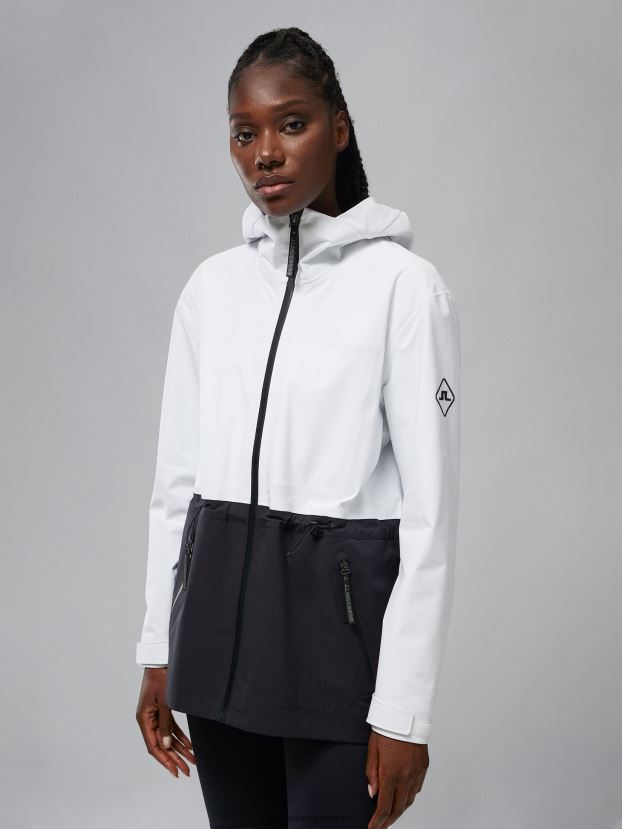 J.Lindeberg Women Aerial Lite Jacket White Clothing BXV8X42856 - Click Image to Close