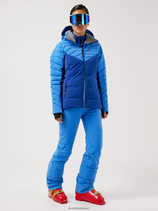 J.Lindeberg Women Crystal Down Jacket Infinity Blue Clothing BXV8X42869