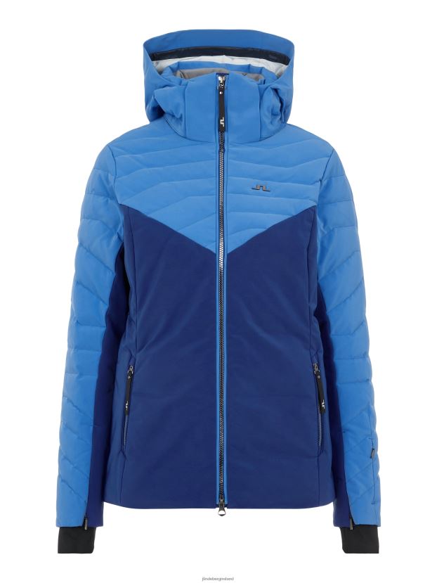 J.Lindeberg Women Crystal Down Jacket Infinity Blue Clothing BXV8X42869