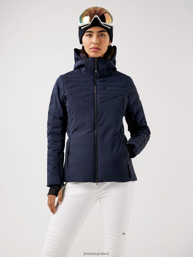 J.Lindeberg Women Crystal Down Jacket Infinity Blue Clothing BXV8X42869