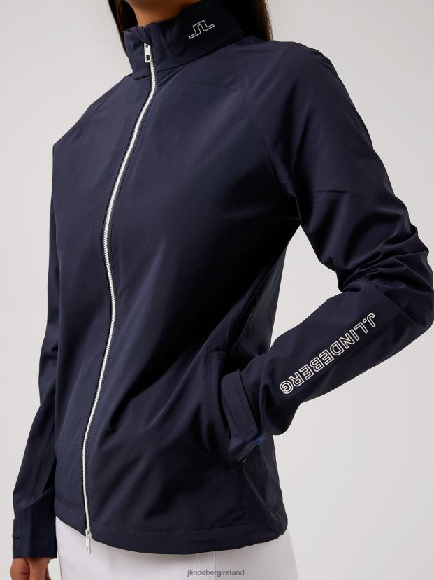 J.Lindeberg Women Evertine Golf Jacket Navy Clothing BXV8X42872