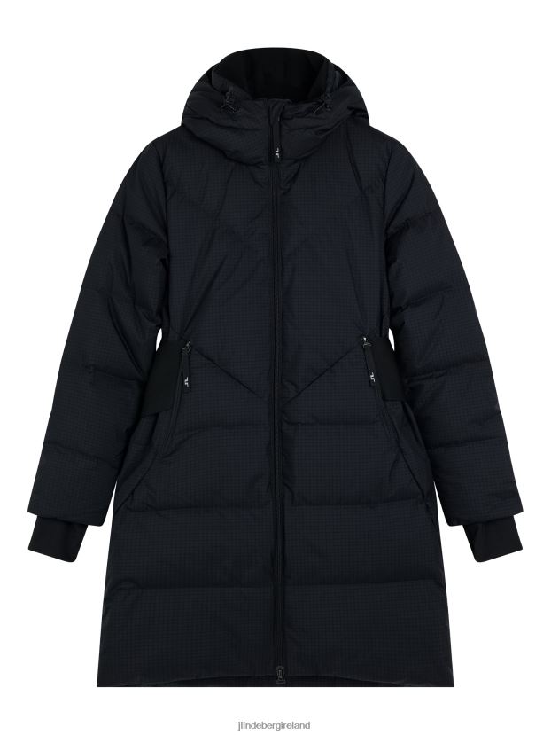 J.Lindeberg Women Odyssey Down Parka Black Clothing BXV8X42851