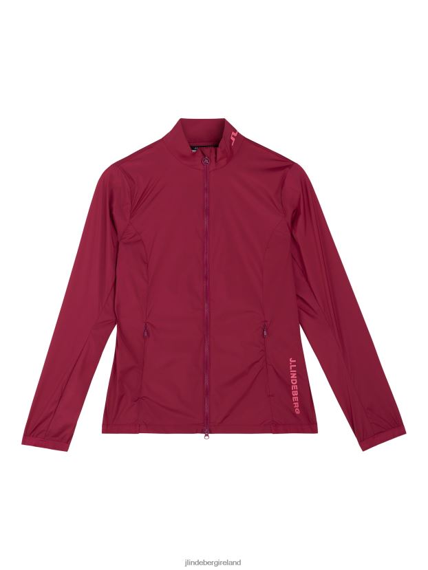 J.Lindeberg Women Tenley Golf Jacket Anemone Clothing BXV8X42862 - Click Image to Close