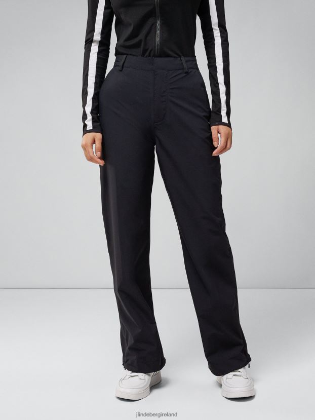 J.Lindeberg Women Evertine Rain Pant Black Clothing BXV8X42786 - Click Image to Close