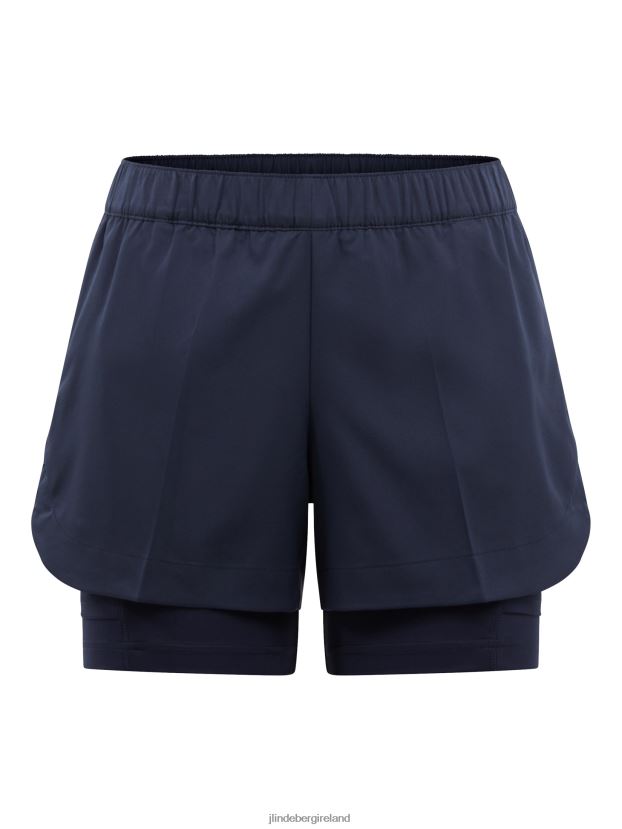 J.Lindeberg Women Mila Shorts Navy Clothing BXV8X42783