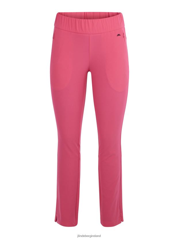 J.Lindeberg Women Nea Pull On Golf Pant Hot Pink Clothing BXV8X42798