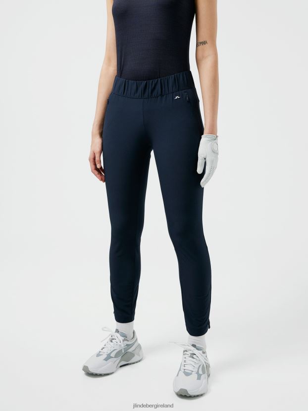 J.Lindeberg Women Nea Pull On Golf Pant Navy Clothing BXV8X42796