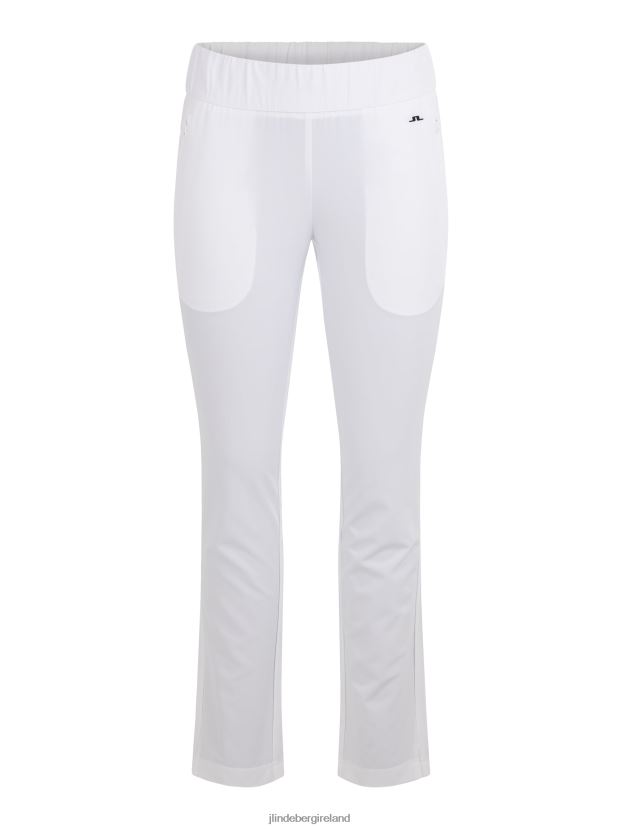 J.Lindeberg Women Nea Pull On Golf Pant White Clothing BXV8X42797