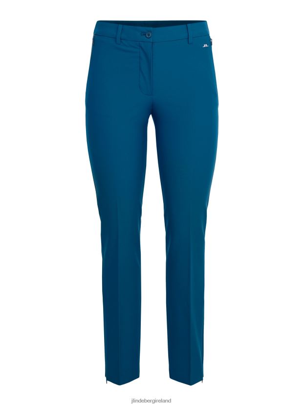 J.Lindeberg Women Pia Golf Pant Moroccan Blue Clothing BXV8X42802