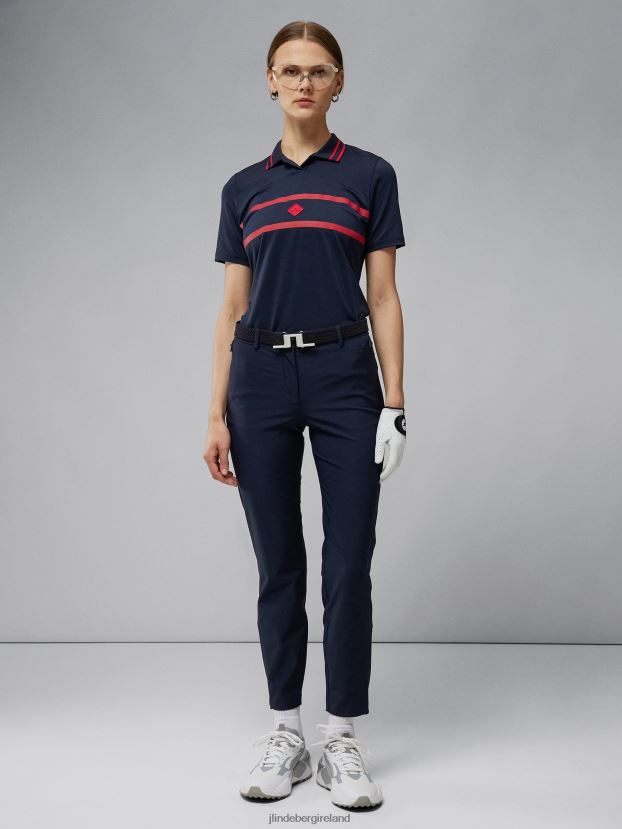 J.Lindeberg Women Pia Pant Navy Clothing BXV8X42779 - Click Image to Close