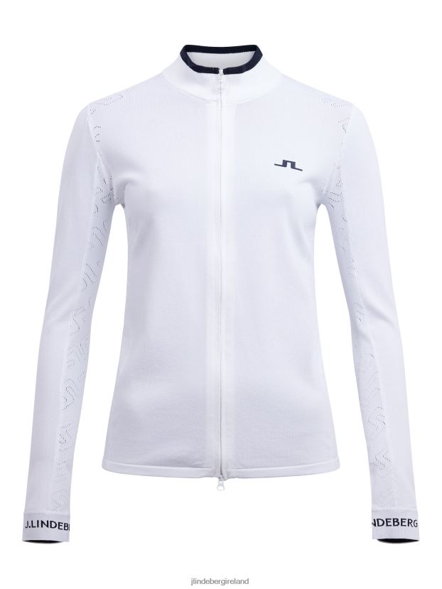 J.Lindeberg Women Alma Golf Sweater White Clothing BXV8X42836