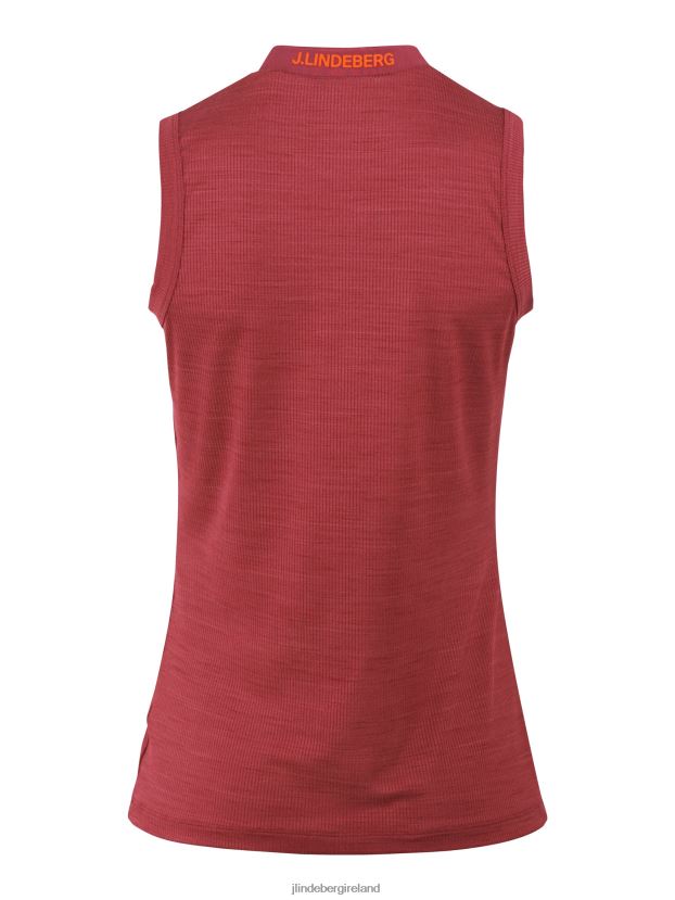 J.Lindeberg Women Shani Sleeveless Golf Top Anemone Clothing BXV8X42612 - Click Image to Close