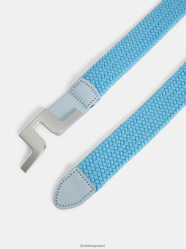 J.Lindeberg Women Lykke Braided Belt Little Boy Blue Accessory BXV8X41951