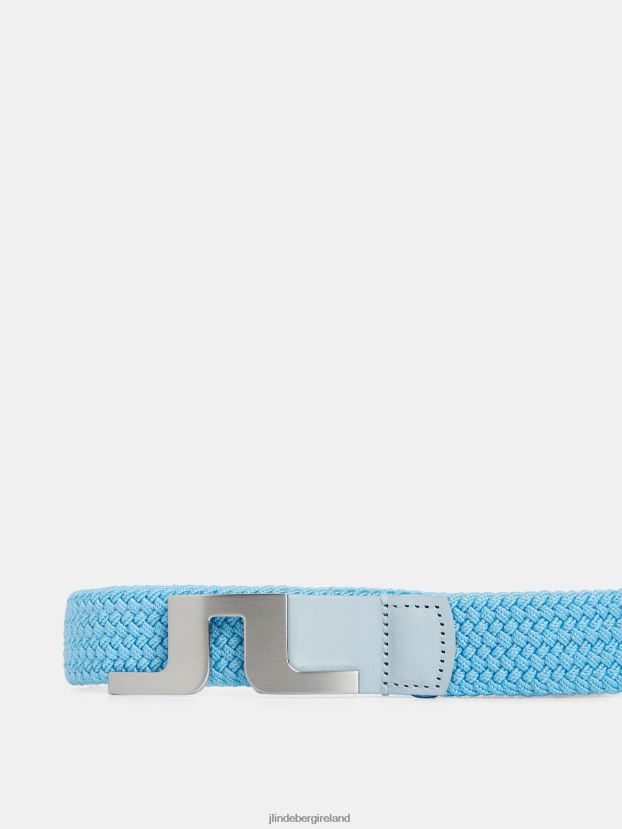 J.Lindeberg Women Lykke Braided Belt Little Boy Blue Accessory BXV8X41951