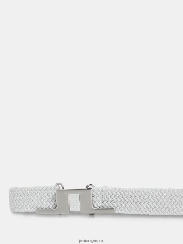 J.Lindeberg Women Lykke Braided Belt White Accessory BXV8X41994 - Click Image to Close