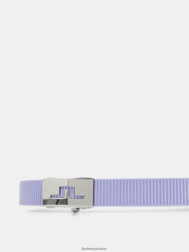 J.Lindeberg Women Reese Webbing Belt Sweet Lavender Accessory BXV8X41943