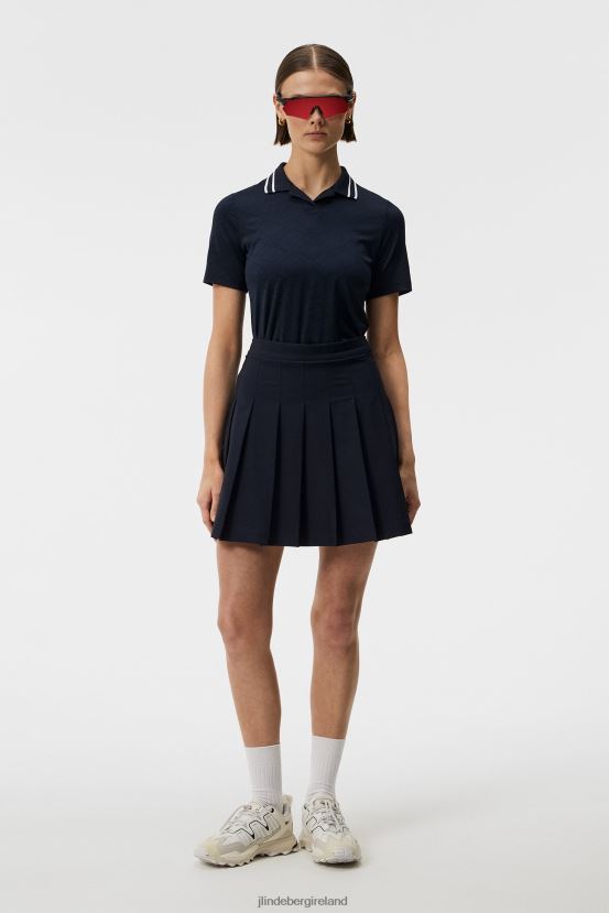 J.Lindeberg Women Adina Golf Skirt Navy Clothing BXV8X41554