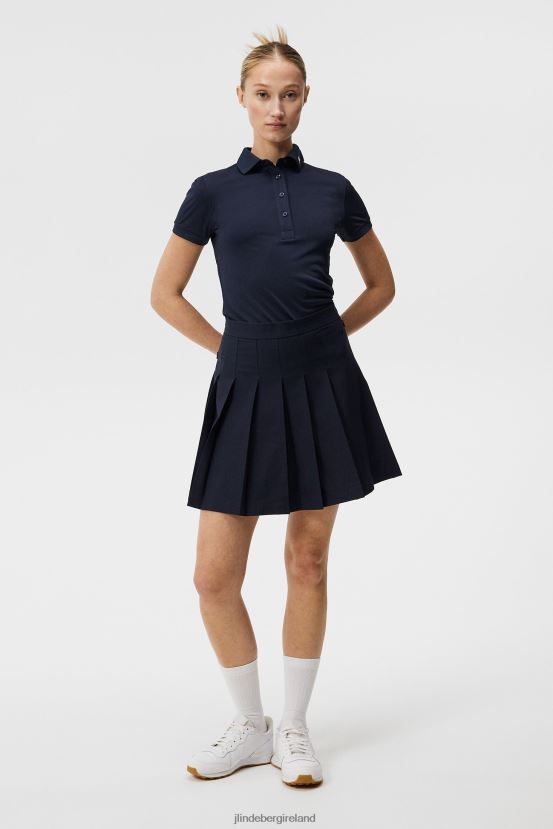 J.Lindeberg Women Adina Golf Skirt Navy Clothing BXV8X41689