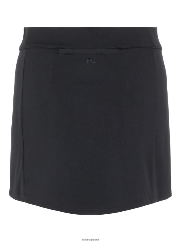 J.Lindeberg Women Amelie Golf Skirt Black Clothing BXV8X41694