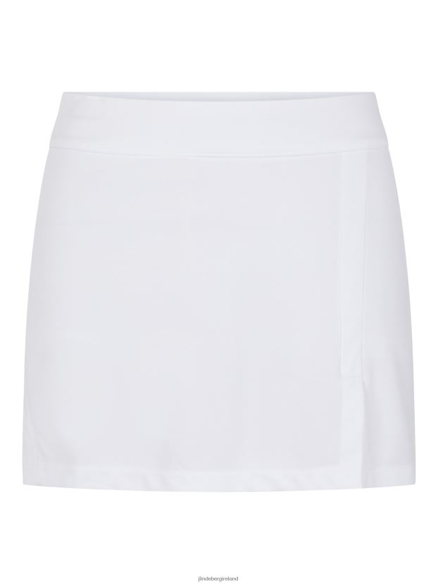 J.Lindeberg Women Amelie Golf Skirt White Clothing BXV8X41693 - Click Image to Close