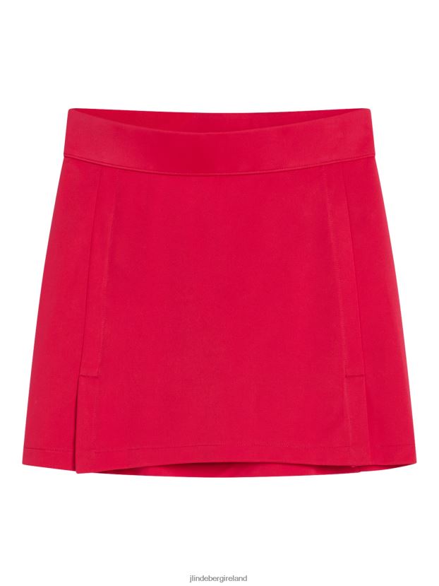 J.Lindeberg Women Amelie Mid-Length Skirt Rose Red Clothing BXV8X41587