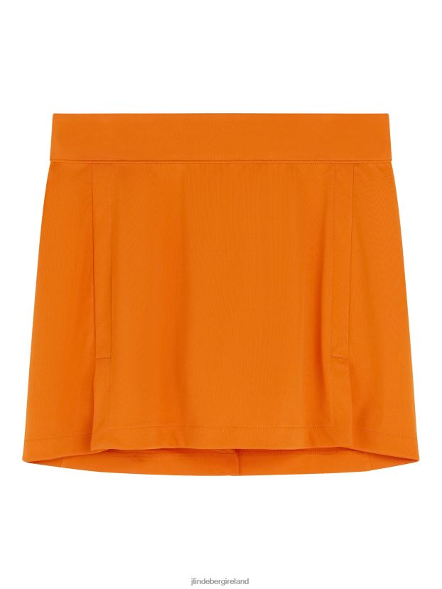 J.Lindeberg Women Amelie Skirt Russet Orange Clothing BXV8X41651