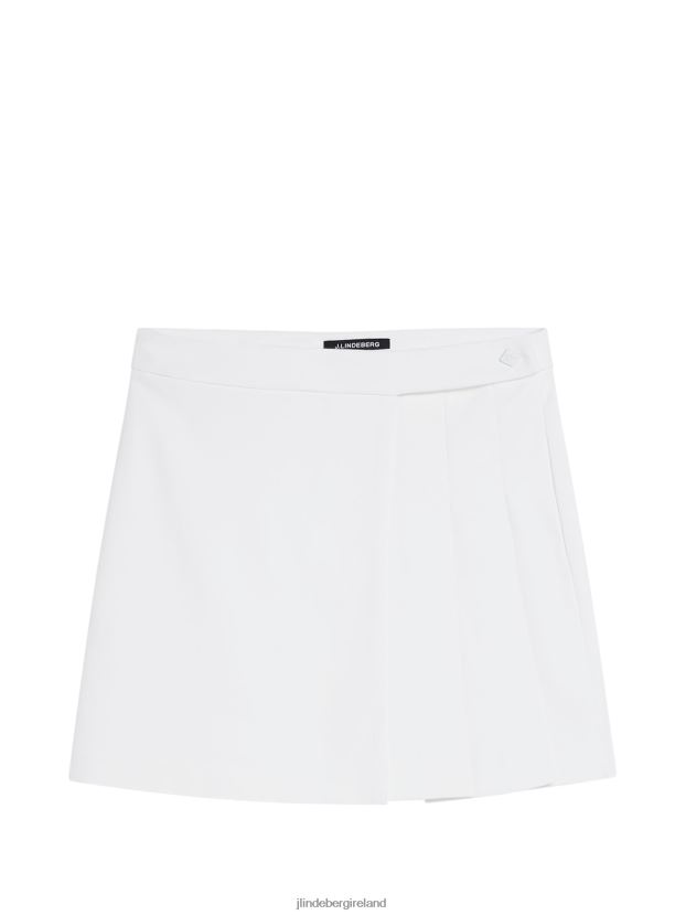 J.Lindeberg Women Cataleya Pleated Skirt White Clothing BXV8X41666