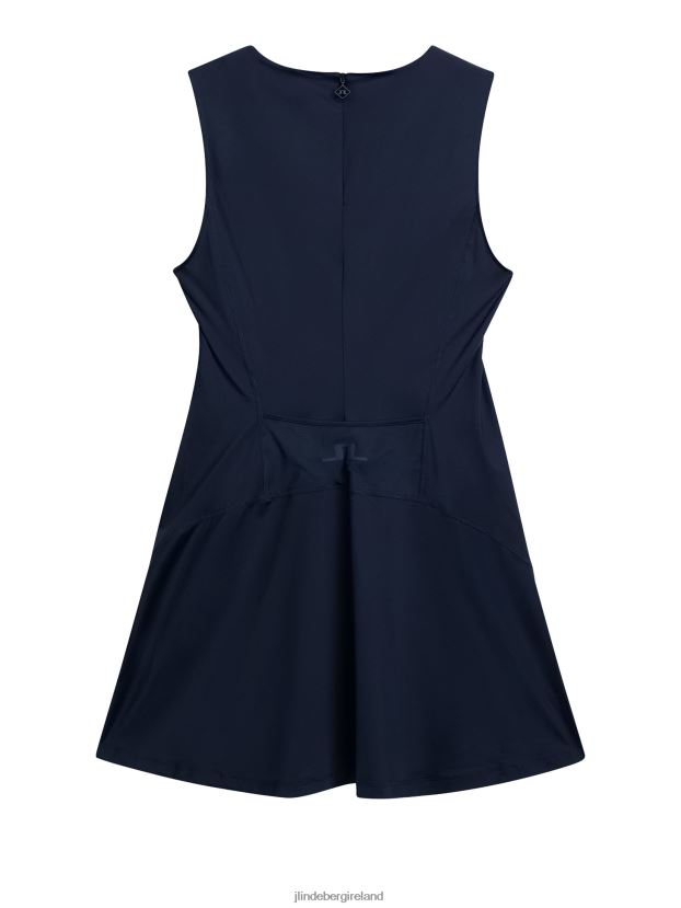 J.Lindeberg Women Helena Dress Navy Clothing BXV8X41562 - Click Image to Close