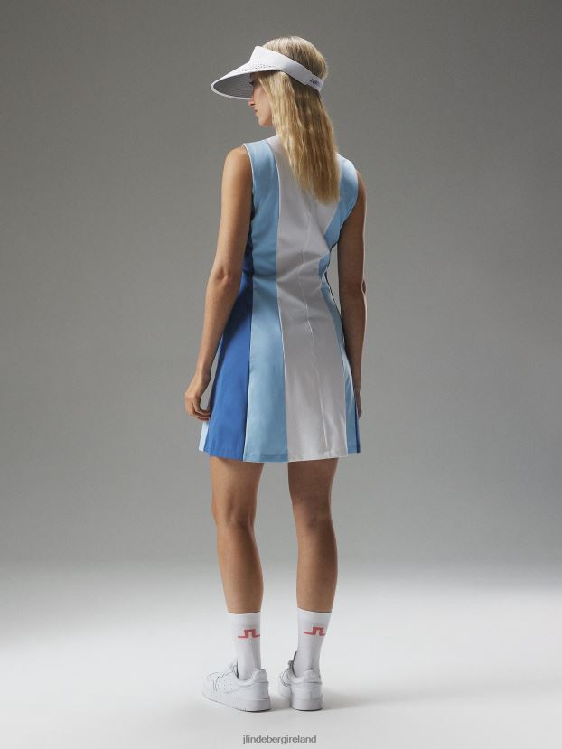 J.Lindeberg Women Jasmin Dress Airy Blue Clothing BXV8X41683 - Click Image to Close