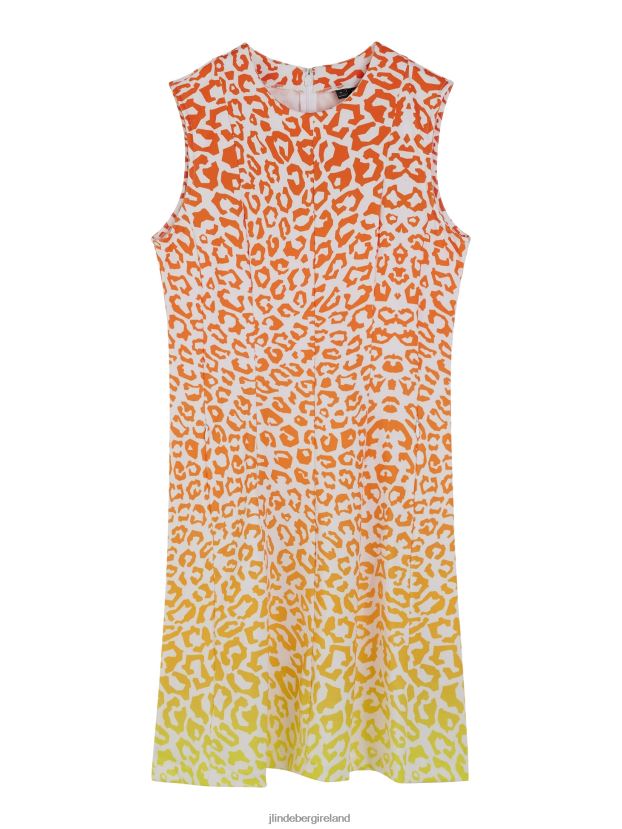 J.Lindeberg Women Jasmin Print Dress Leo Reflect Sunset Clothing BXV8X41647