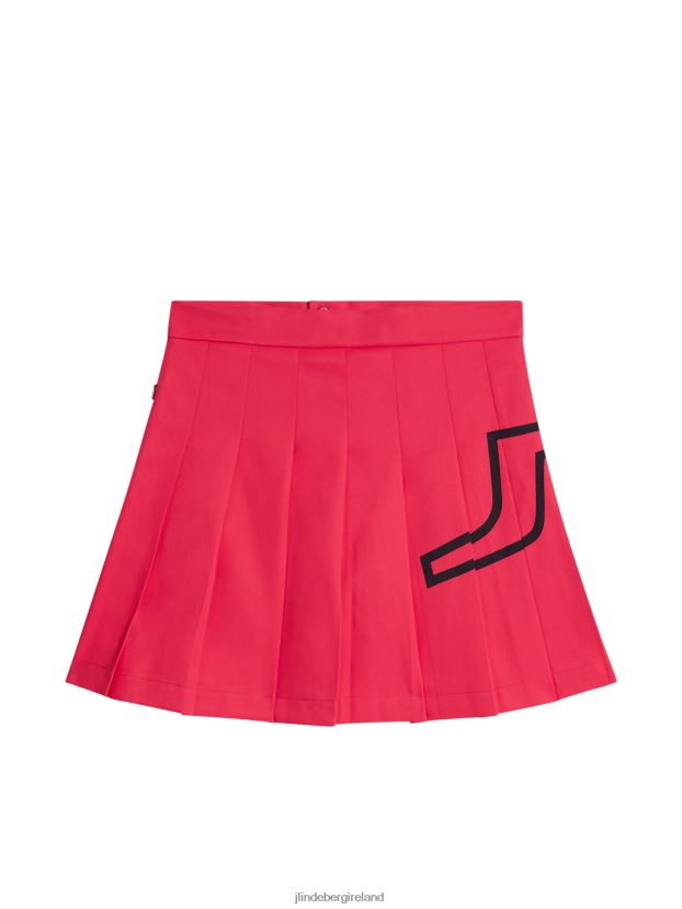 J.Lindeberg Women Naomi Skirt Rose Red Clothing BXV8X41576