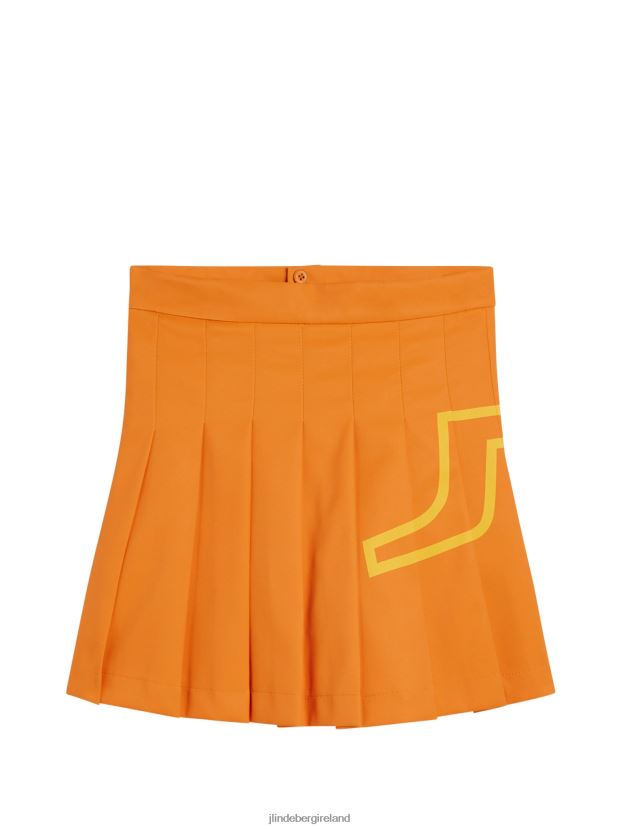 J.Lindeberg Women Naomi Skirt Russet Orange Clothing BXV8X41674