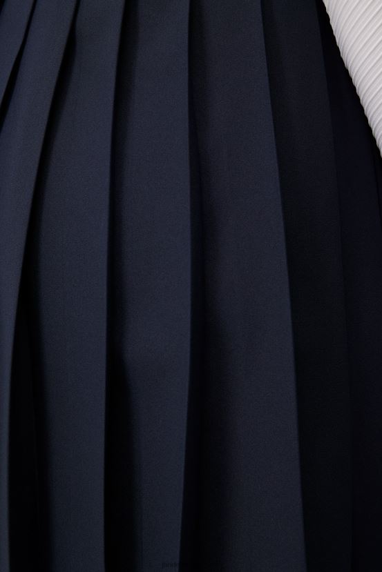 J.Lindeberg Women Sierra Pleat Skirt Navy Clothing BXV8X41670