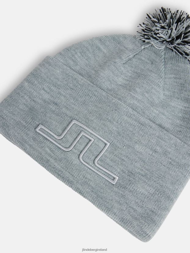 J.Lindeberg Women Grace Beanie Light Grey Melange Accessory BXV8X41940